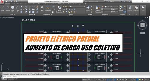 Projeto Elétrico Aumento De Carga Uso Coletivo + Memorial