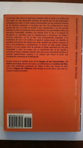 Imagen 2 de 5 de Estética Del Cine - Aumont, Bergala, Marie, Vernet