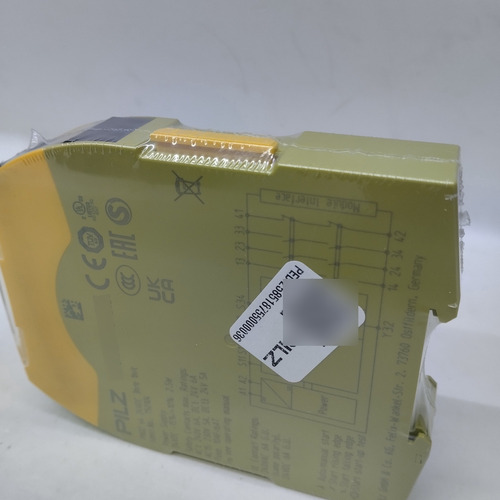 Safety Relay Pnoz S4 24vdc 3 N/o 1 N/c Pilz 750104 (Usado)