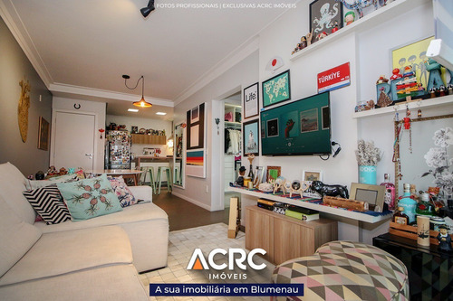 Acrc Imóveis - Apartamento Mobiliado Com Isolamento Acústico Para Venda No Bairro Victor Konder - Ap04134 - 69025730