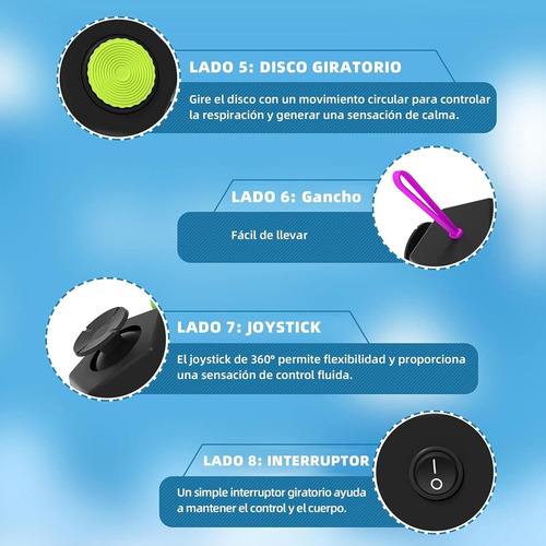 Juguete Anti-estrés Sensorial,fidget Cube 12 Lados Ansiedad