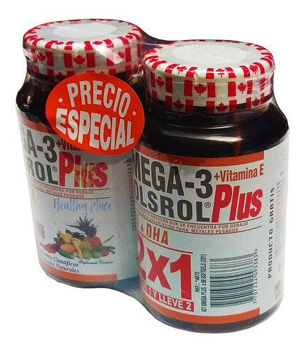 Imagen 1 de 6 de Oferta 2x1 Omega 3 Bpm Colsrol Plus - Unidad a $389