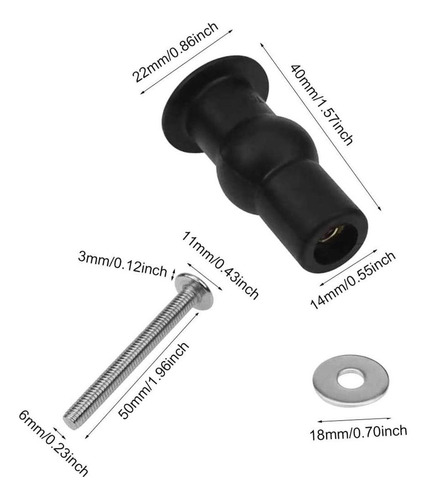 2 Tornillos De Expansión Para Asiento De Inodoro, Esparcidor