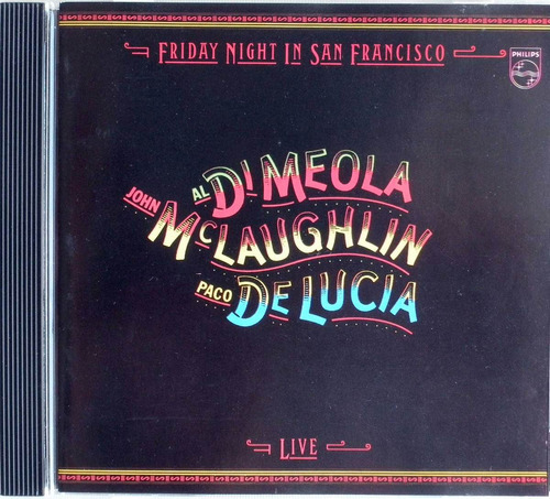 Di Meola, Mc Laughlin, De Lucia - San Franc Cd Imp. Aleman 