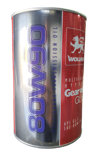 Aceite Wolver Transmision 80w90 Api Gl5 1 Litro