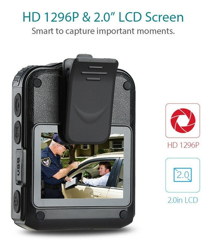 Imagen 9 de 10 de Camara De Seguridad Boblov Police Hd 1296p Vision Nocturna
