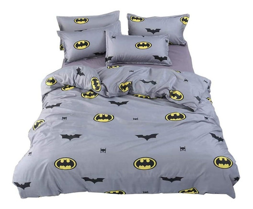 Batman Fashion Cartoon Style Duvet Cover Set Fundas De ...