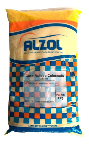 Coco Rallado Color Alzol X 1 Kg