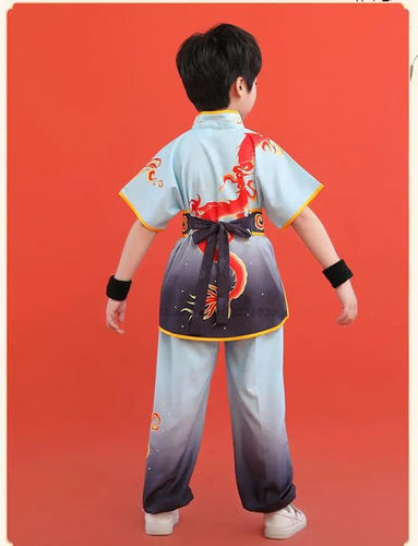 Camiseta Con Disfraz De Kung Fu Para Niños, Dragón Nacional,