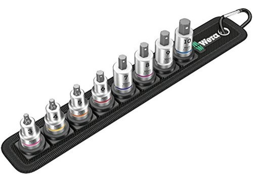 Wera 003971 Belt 2 Zyklop 38 Drive Inhexplus Bit Socket Set