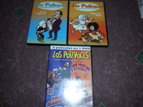 Los Polivoces / 4 Peliculas  3 Dvds Originales Impecables