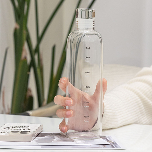 Botella De Agua Sellada Para Exteriores, Taza De Agua Transp