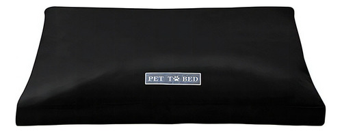 Cama Para Perro Pet To Bed Fluffy Negra Grande