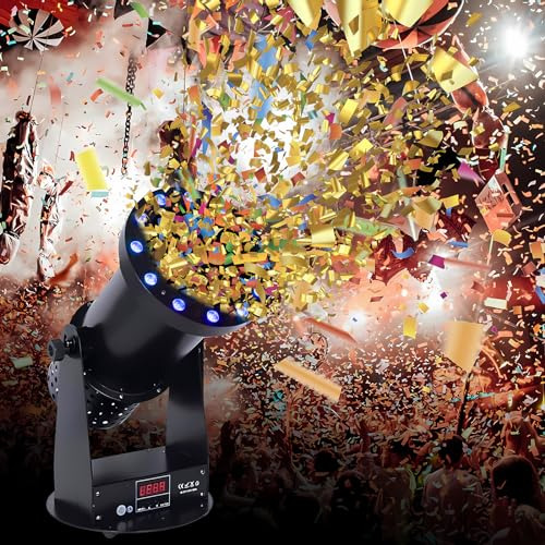 Mquina De Confeti Con Luces Led, Control Dmx - Eventos Dj