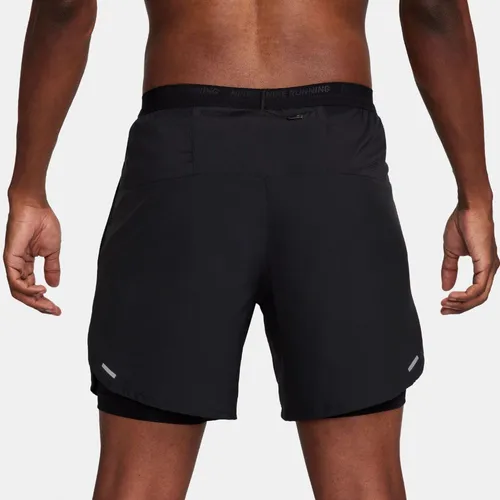 Pantaloneta Hombre Nike Dm4759-010 M Nk Df Stride 2in1 7in S