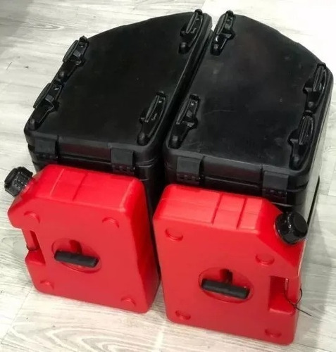 Baules Maletas Ronlaiver+2 Bidones 5l Extra Chatos C/soporte