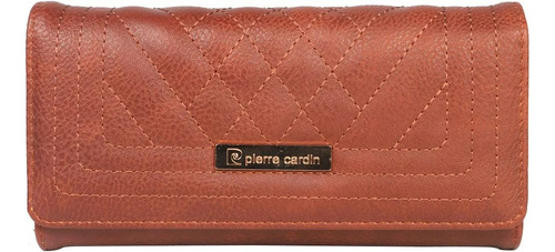 Billetera Fichero Pierre Cardin Cuero Pu Original Nuevo Dama