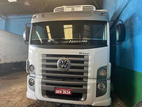Imagem 4 de 21 de Vw 15190 Bau 2014 A Diesel Gancheiro No Chassis 200 Mil