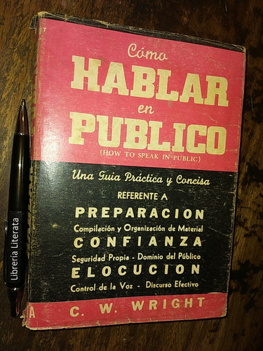 Cómo Hablar En Público C W Wright Ed. Diana