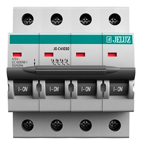 Llave Termica Tetrapolar 20 Amp 4x20 Jeluz Pack X7u