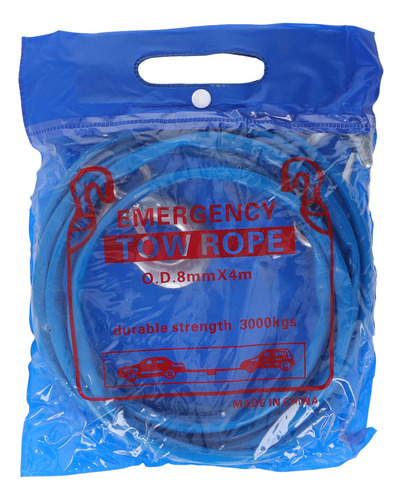 Correa De Remolque Resistente, Cable De Acero De Seguridad D
