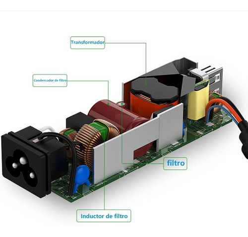 Imagen 3 de 5 de Cargador Laptop Hp 19.5v 4.62a Punta Azul 90w