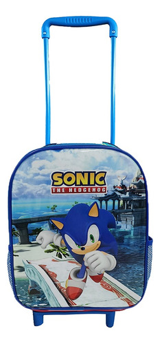 Mochila Carrito Sonic Infantil ; Tienda Que Regalo