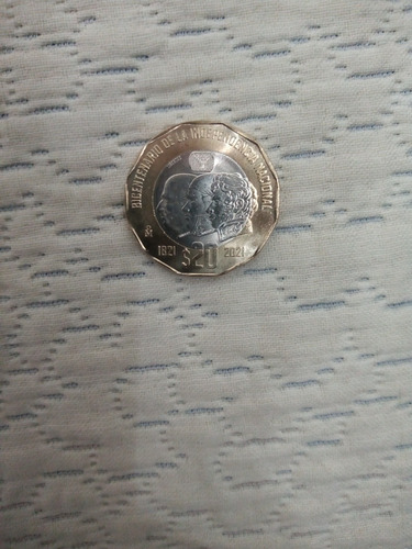 Moneda $20, Bicentenario De La Independencia Nacional.