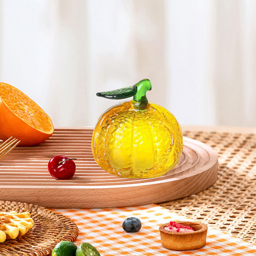 Estatuilla De Fruta De Cristal, Adorno De Fruta, G