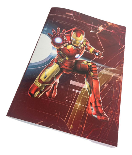 Souvenir Librito Colorear Personalizado X 10 Iron Man