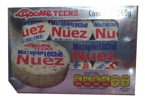 Mazapan De Nuez Laposse Paquete