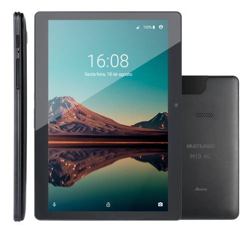 Tablet  Multilaser M10 4G 10.1" 32GB preto e 2GB de memória RAM