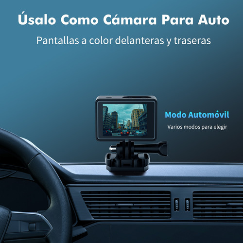 Cámara De Acción 5k Ourlife M40r Pantalla Dual 32gb Tf