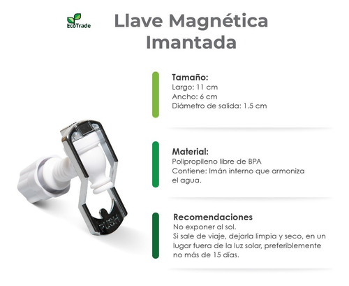 Filtro Purificador Agua 14 Litros + Cepillo Bambú Ecotrade F