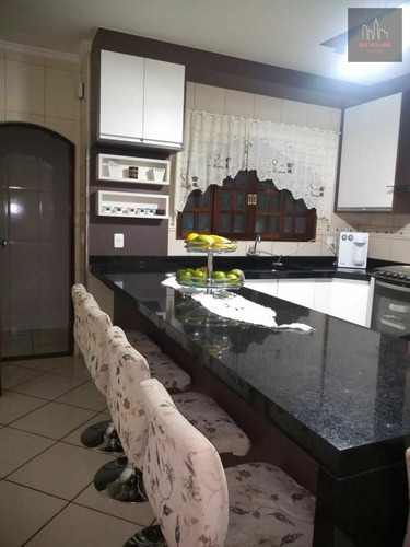 Imagem 3 de 30 de Casa À Venda Com 3 Dormitórios, Sendo 1 Suíte No Jardim Santo André Próximo Ao Terminal Vila Luzita - Tc1628