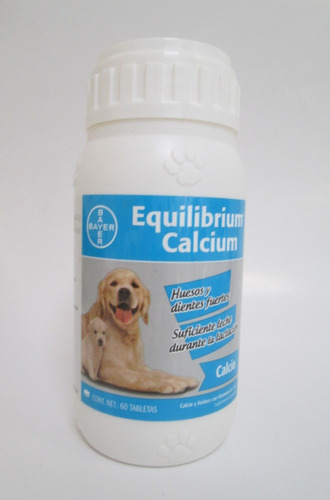 Equilibrium Calcium Bayer Calcio Vitaminas Perros Gatos