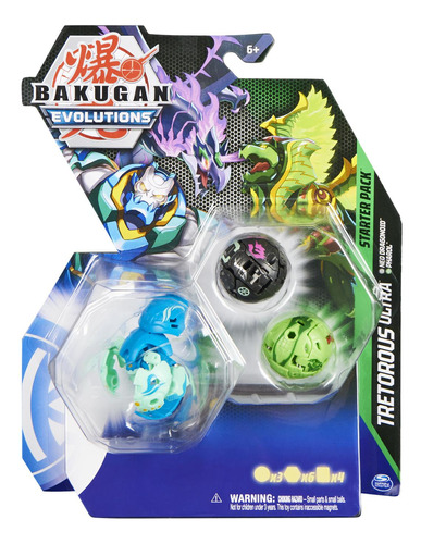 Bakugan: Evolutions Starterpack - Tretorous Ultra, Neo Drago
