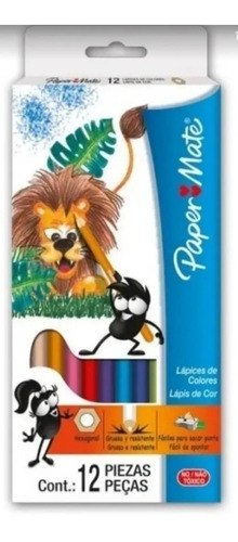 Creyon Papermate 12 Colores