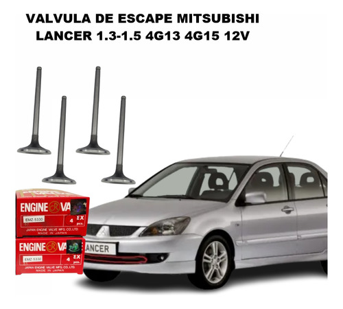 Valvula De Escape Mitsubishi Lancer 1.3-1.5 4g13 4g15 12v