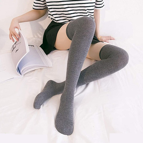 Medias Sobre La Rodilla Unicolor. Knee Socks. Cosplay Anime