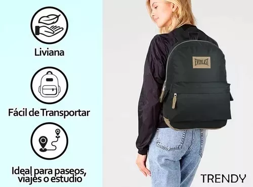 Mochila Hombre Urbana Reforzada Diseño Calidad Bolso