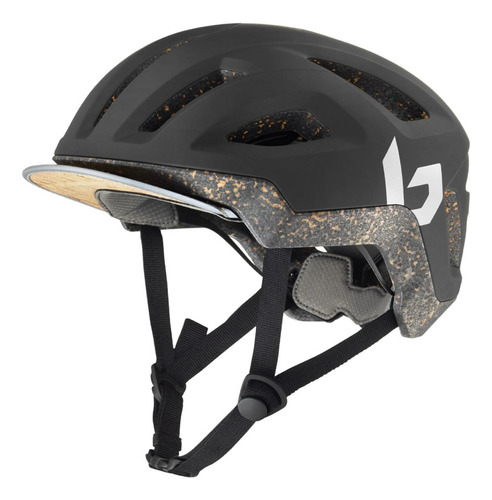 Casco Para Bicicleta Eco React Black Matte Color Negro Talla 55-59