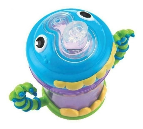 Vaso Con Manijas Para Bebe Nuby Antiderrame Monster Con Pico