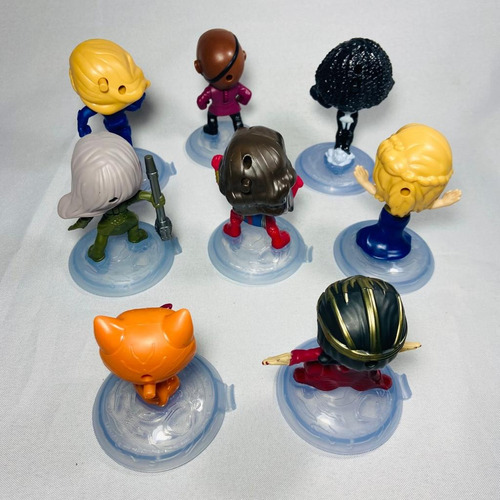 Coleção Completa 8 Bonecas As Marvels Mcdonalds Mclanch 2023 (Usado)