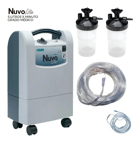 Imagen 8 de 10 de Concentrador De Oxigeno 5 Litros Nuvo Lite Nidek Gradomedico