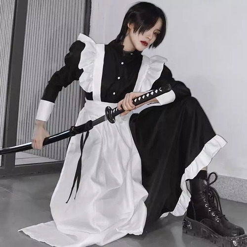 Cosplay Disfraz Traje De Maid Lolita Kawai For Hombres