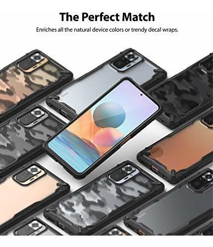 Funda Para Xiaomi Redmi Note 10 Pro Ringke Fusion-x Cammo