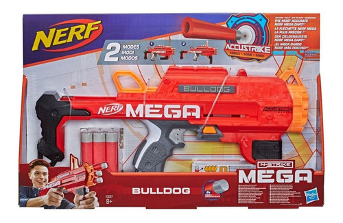 Lançador Nerf Mega Bulldog Accustrike Hasbro E3057