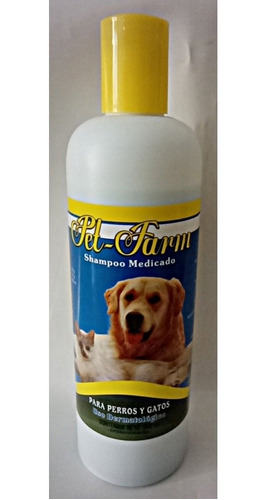 Shampoo Medicado Pet Farm X 350 Ml Para  Mascotas