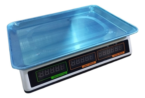 Balanza Digital 30 Kg Recargable Blanco